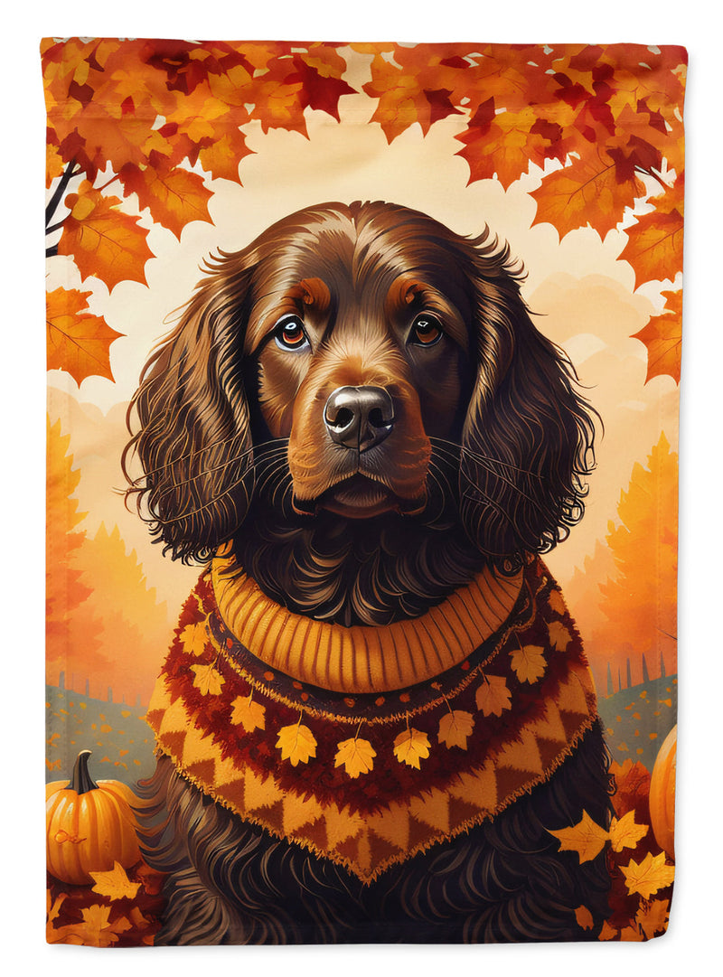 Boykin Spaniel Fall House Flag