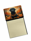 Black Labrador Retriever Fall Sticky Note Holder- Refiilable Desk Accessory Note Pad
