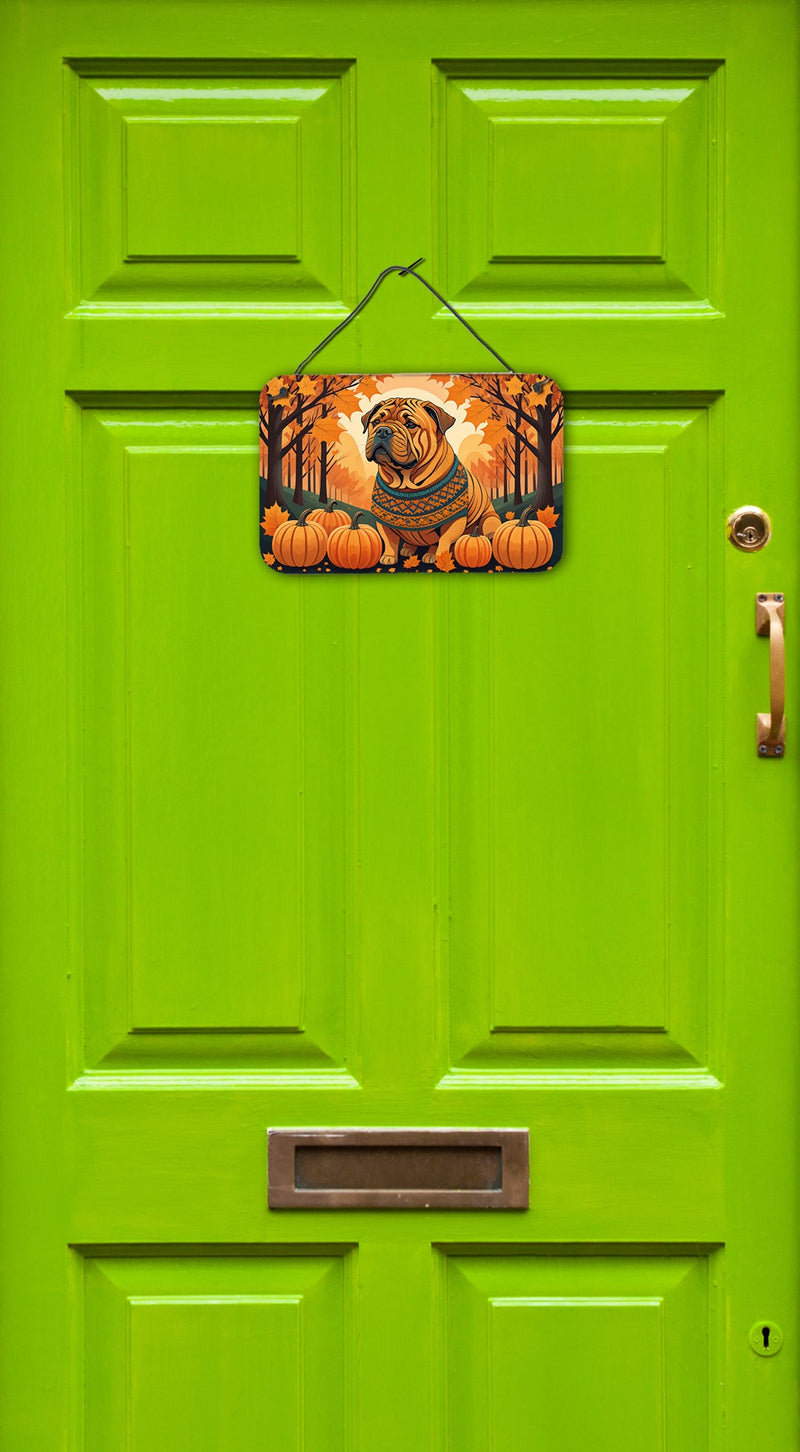 Shar Pei Fall Wall or Door Hanging Prints
