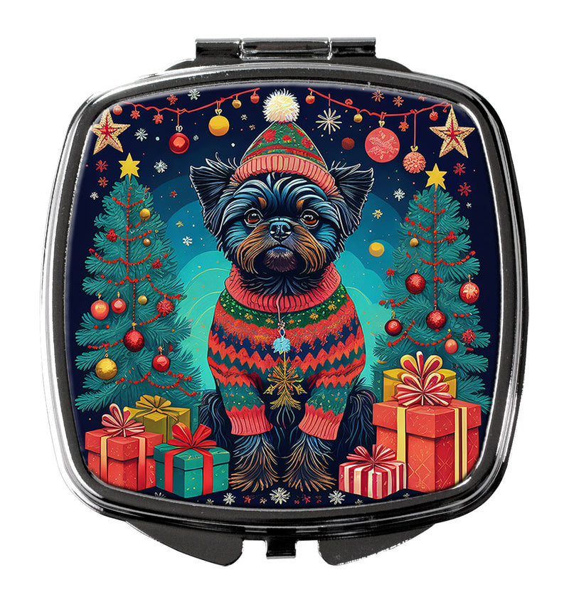 Affenpinscher Christmas Compact Mirror