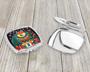 Akita Christmas Compact Mirror – Stylish Purse Mirror with Artistic Covers