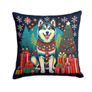 Alaskan Malamute Christmas Throw Pillow - 14x14 Decorative Pillow – Art for Your Home & Patio