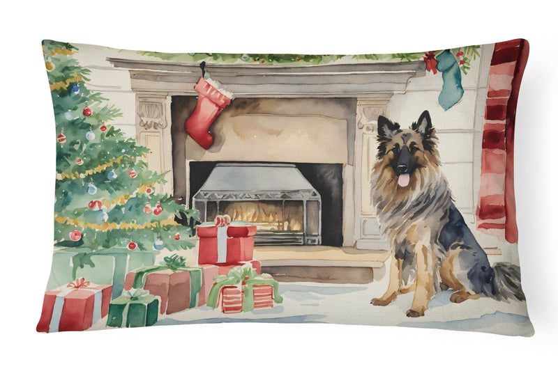 Belgian Tervuren Christmas Fabric Decorative Pillow