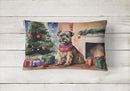 Border Terrier Christmas Fabric Decorative Pillow