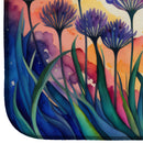 Agapanthus in Color Dish Drying Mat