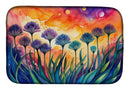 Agapanthus in Color Dish Drying Mat