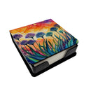 Agapanthus in Color PU Leather Note Paper Holder
