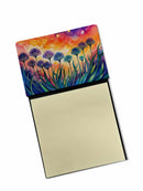 Agapanthus in Color Sticky Note Holder- Refiilable Desk Accessory Note Pad