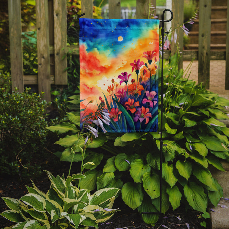 Alstroemerias in Color Garden Flag – Outdoor Decorative Yard Flag