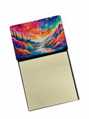 Amaranths in Color Sticky Note Holder- Refiilable Desk Accessory Note Pad