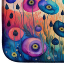 Anemones in Color Dish Drying Mat