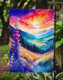 Annual Larkspur in Color Garden Flag – Outdoor Decorative Yard Flag