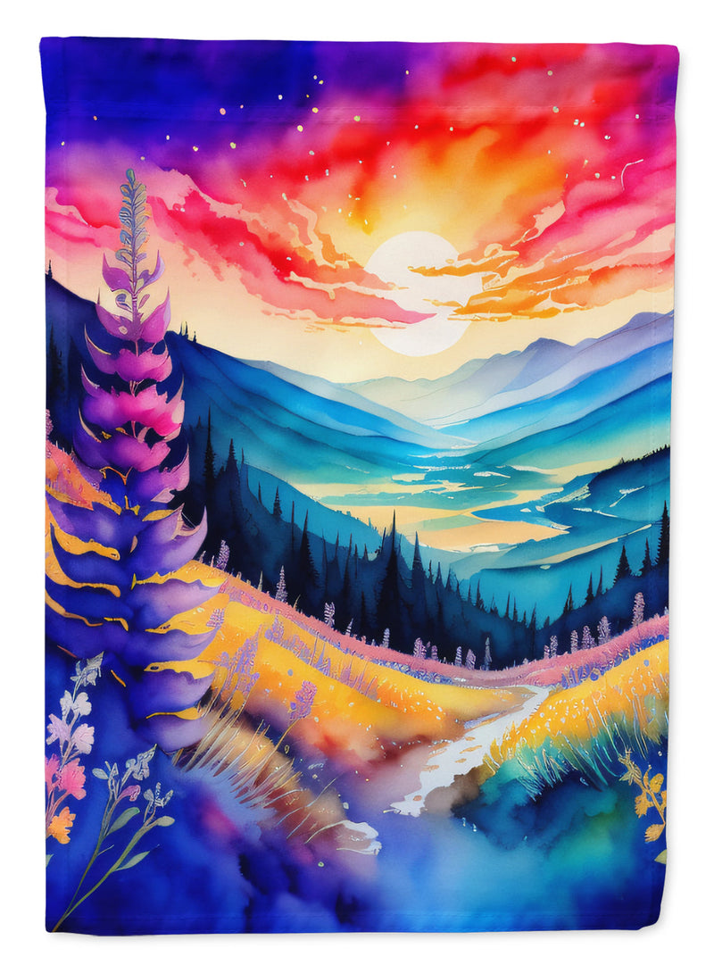 Annual Larkspur in Color Garden Flag – Outdoor Decorative Yard Flag