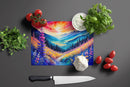 Annual Larkspur in Color Glass Cutting Boards – Durable, Decorative Kitchen Art Large