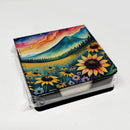 Black-eyed Susans in Color PU Leather Note Paper Holder