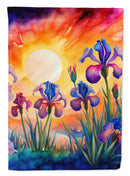 Iris in Color Garden Flag – Outdoor Decorative Yard Flag