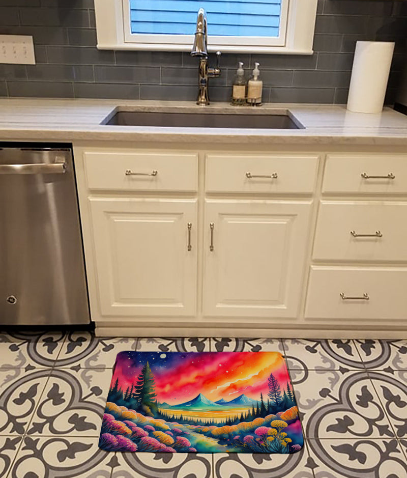 Yarrow in Color Memory Foam Kitchen Mat
