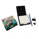 Anemones in Watercolor PU Leather Note Paper Holder