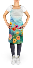 Anemones in Watercolor Apron – Artist-Designed Kitchen, BBQ & Craft Apron