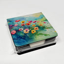 Anemones in Watercolor PU Leather Note Paper Holder