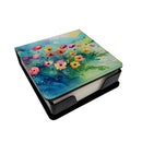 Anemones in Watercolor PU Leather Note Paper Holder