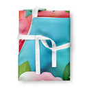 Alabama Camellia in Watercolor Apron – Artist-Designed Kitchen, BBQ & Craft Apron