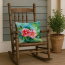 Alabama Camellia in Watercolor Throw Pillow