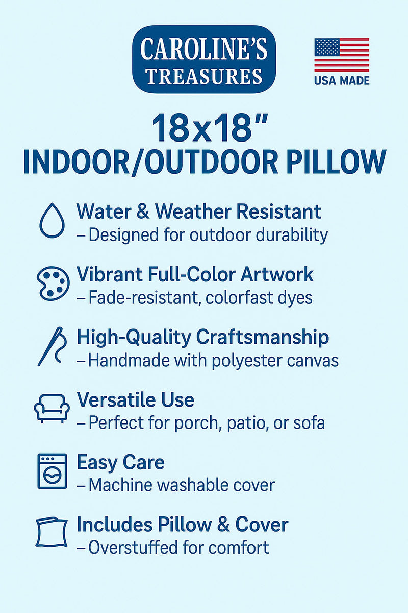 Alabama Camellia in Watercolor Throw Pillow