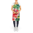 Alabama Camellia in Watercolor Apron – Artist-Designed Kitchen, BBQ & Craft Apron