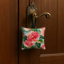 Alabama Camellia in Watercolor Hanging Square Fabric Ornament 3.5 × 3.5