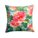 Alabama Camellia in Watercolor Throw Pillow