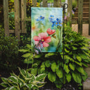Alaska Forget-me-nots in Watercolor Garden Flag – Outdoor Decorative Yard Flag