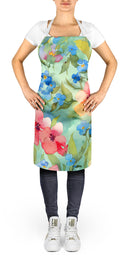 Alaska Forget-me-nots in Watercolor Apron – Artist-Designed Kitchen, BBQ & Craft Apron