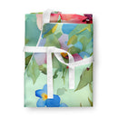 Alaska Forget-me-nots in Watercolor Apron – Artist-Designed Kitchen, BBQ & Craft Apron