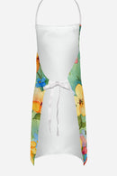 Alaska Forget-me-nots in Watercolor Apron – Artist-Designed Kitchen, BBQ & Craft Apron
