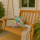 Alaska Forget-me-nots in Watercolor Throw Pillow