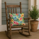 Alaska Forget-me-nots in Watercolor Throw Pillow