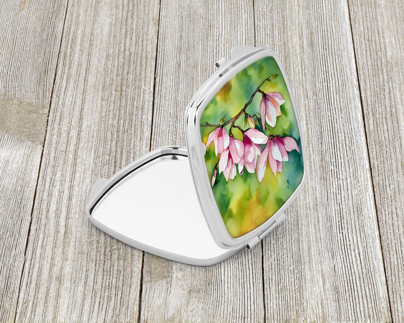 Mississippi Magnolia in Watercolor Compact Mirror