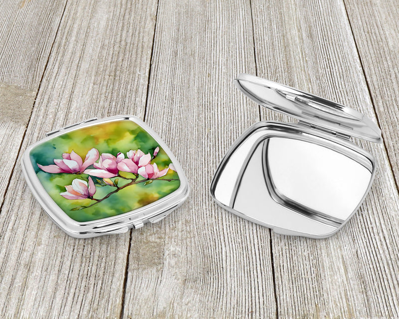 Mississippi Magnolia in Watercolor Compact Mirror