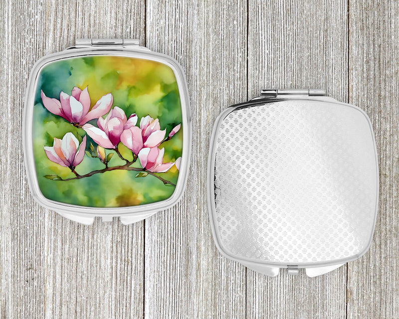 Mississippi Magnolia in Watercolor Compact Mirror