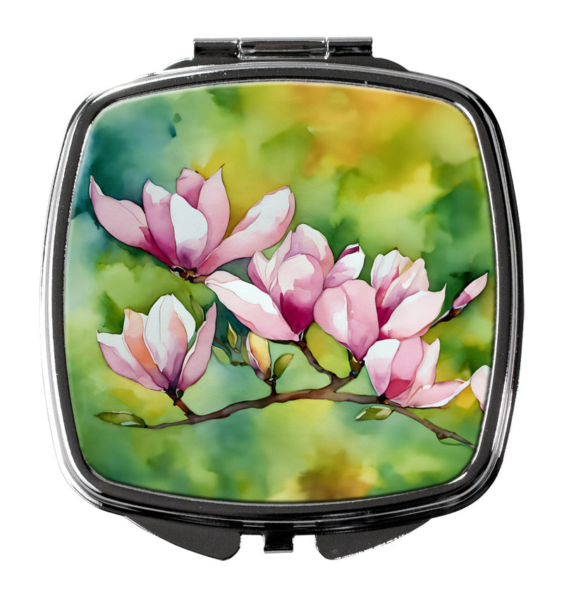 Mississippi Magnolia in Watercolor Compact Mirror