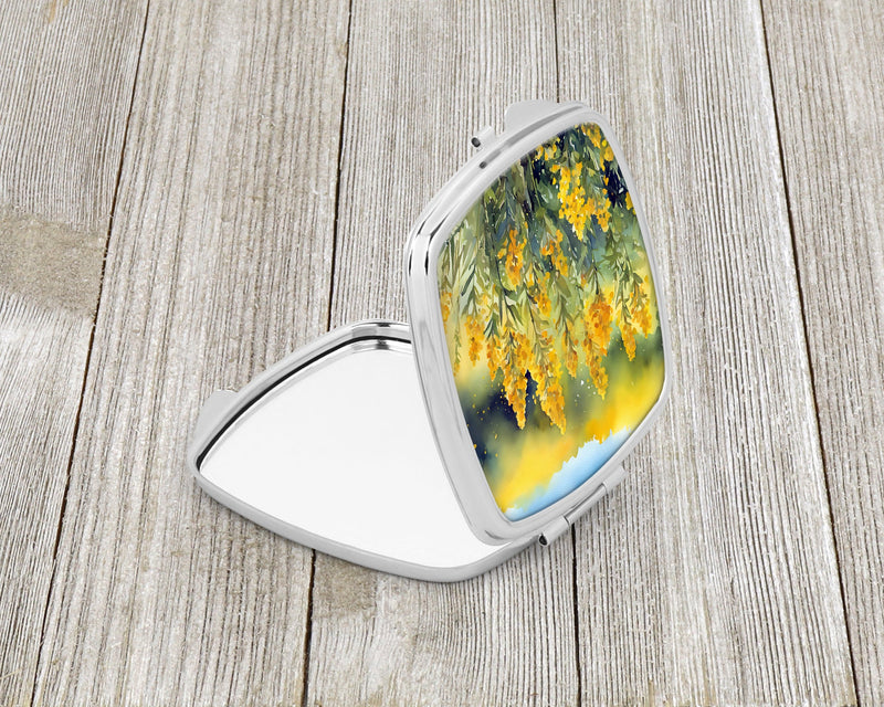 Nebraska Goldenrod in Watercolor Compact Mirror