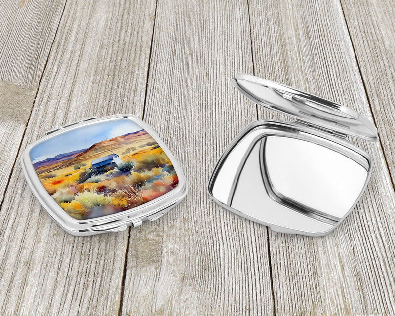 Nevada Sagebrush in Watercolor Compact Mirror
