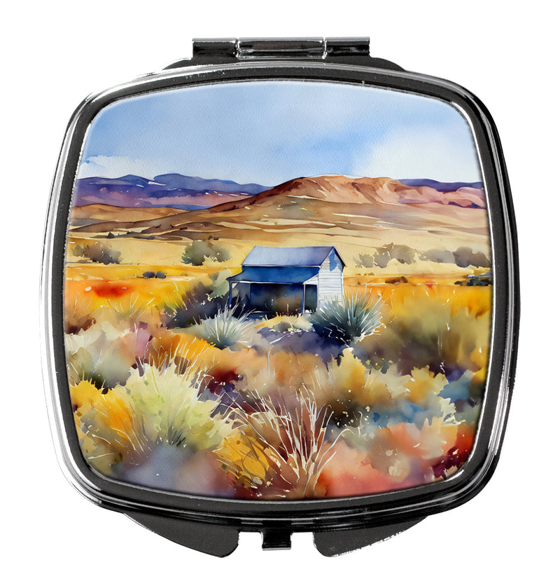 Nevada Sagebrush in Watercolor Compact Mirror