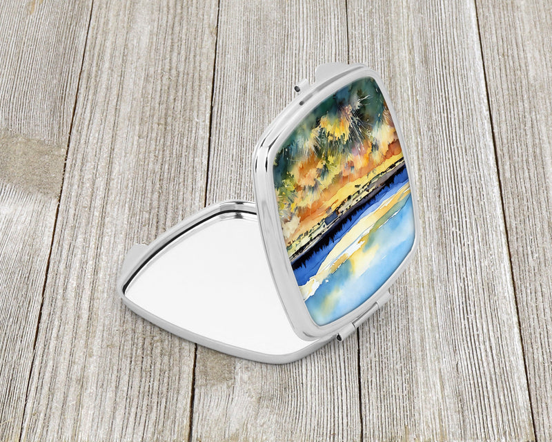 Nevada Sagebrush in Watercolor Compact Mirror