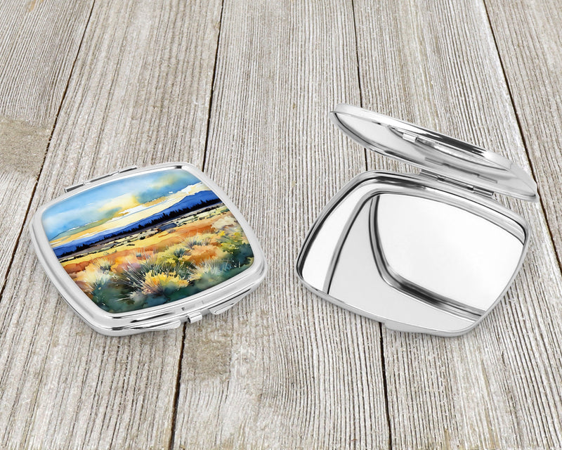 Nevada Sagebrush in Watercolor Compact Mirror