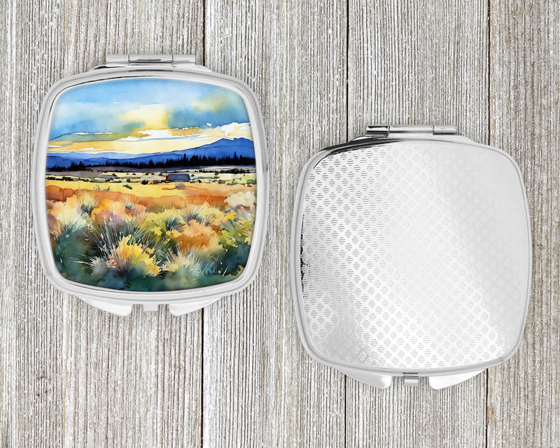 Nevada Sagebrush in Watercolor Compact Mirror