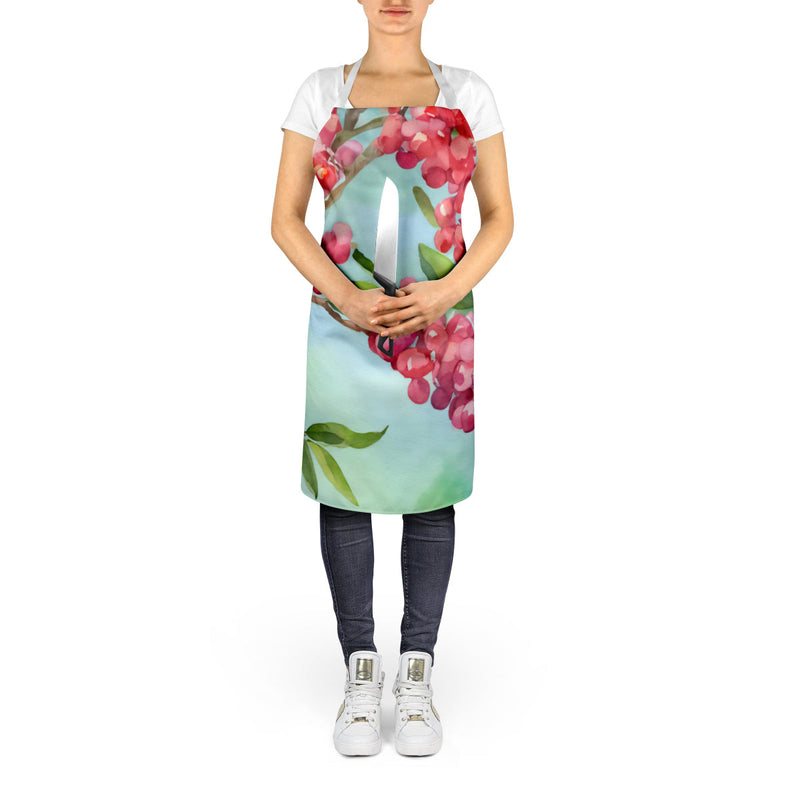 Pennsylvania Mountain Laurels in Watercolor Apron – Artist-Designed Kitchen, BBQ & Craft Apron