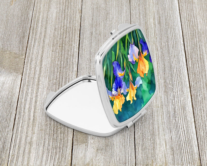 Tennessee Iris in Watercolor Compact Mirror