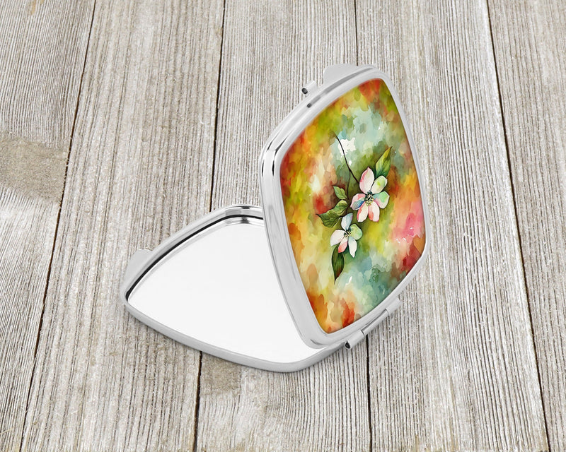 Virginia American Dogwood in Watercolor Compact Mirror